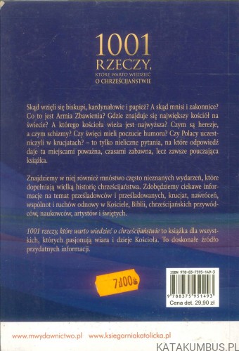 1001 rzeczy, które warto wiedzieć o chrześcijaństwie. JERRY MACGREGOR, MARIE PRYS