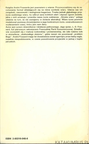 Credo. ANDRÉ FROSSARD