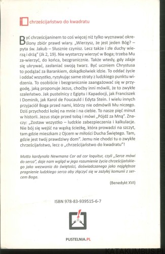Ja oraz mój Stwórca. John Henry Newman. ANDRZEJ MUSZALA