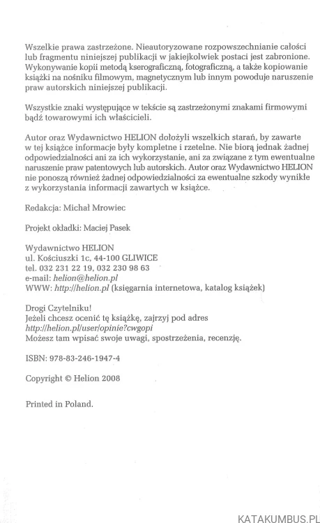 Google Picasa. Ćwiczenia praktyczne. BARTOSZ DANOWSKI