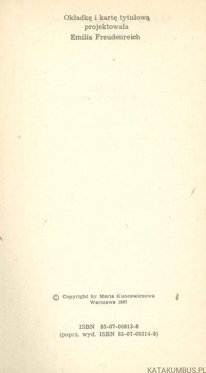 Tristan 1946. MARIA KUNCEWICZOWA