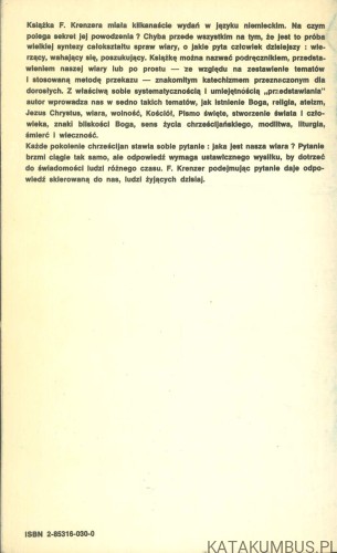 Taka jest nasza wiara. F. KRENZER