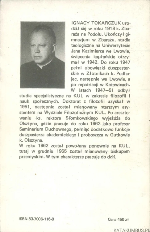 Moc i wytrwałość. BP IGNACY TOKARCZUK