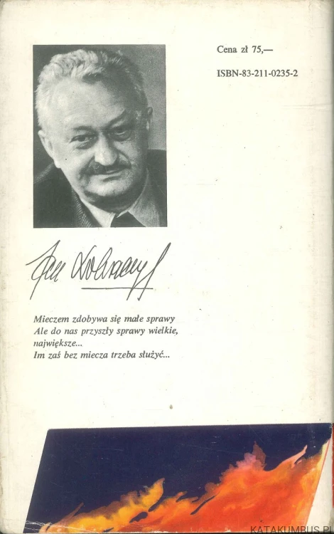 Święty miecz. JAN DOBRACZYŃSKI