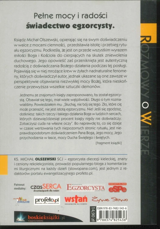 Egzorcyzm. Posługa miłości. KS. MICHAŁ OLSZEWSKI SCJ