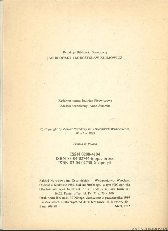 Wybór poezji. KRZYSZTOF KAMIL BACZYŃSKI