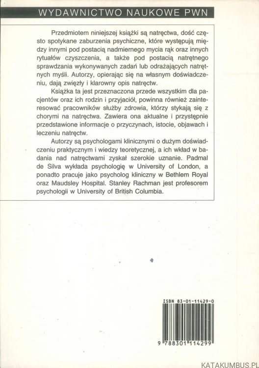 Nerwica natręctw. PADMAL DE SILVA, STANLEY RACHMAN
