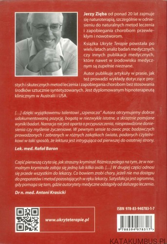 Ukryte terapie. Czego ci lekarz nie powie. JERZY ZIĘBA