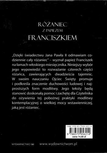 Różaniec z Papieżem Franciszkiem. PRACA ZBIOROWA
