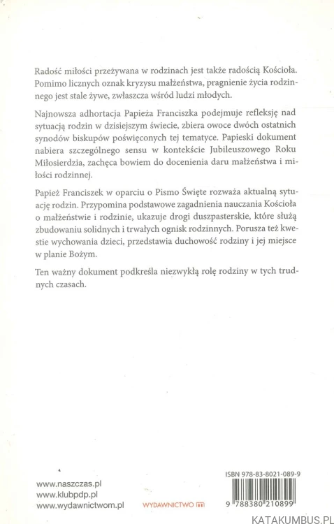 Amoris laetitia. O miłości w rodzinie. FRANCISZEK