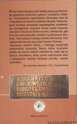 Jezus jest Królem. Rekolekcje intronizacyjne. JAN MIKRUT CSSR