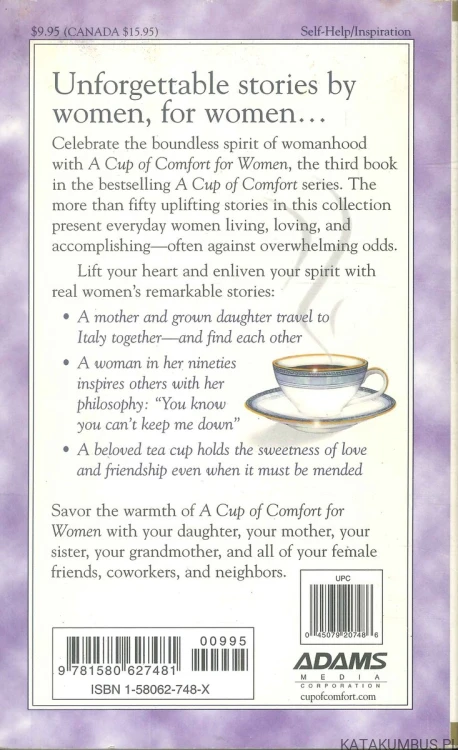 A cup of comfort for women. RED. COLLEEN ELL