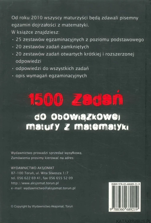 Testy maturalne. Matematyka. Poziom podstawowy. PRACA ZBIOROWA