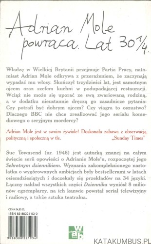 Adrian Mole: Czas cappuccino. SUE TOWNSEND