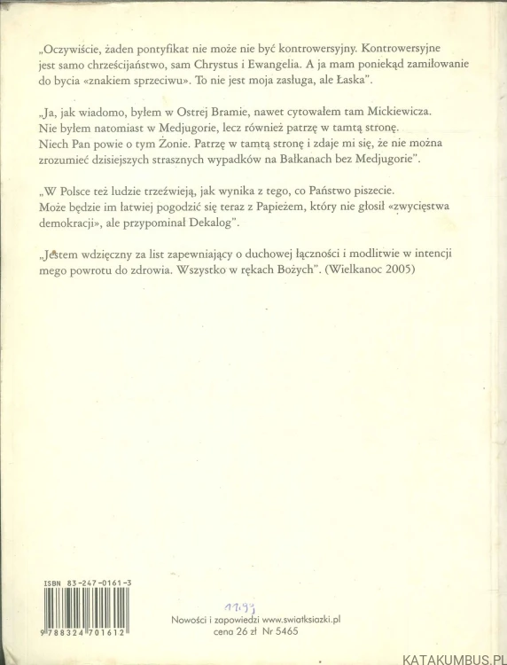 Pozdrawiam i błogosławię. Listy prywatne papieża. JAN PAWEŁ II
