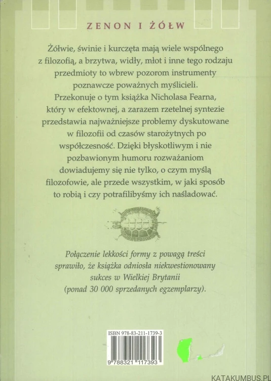 Zenon i żółw. Jak myślą filozofowie. NICHOLAS FEARN