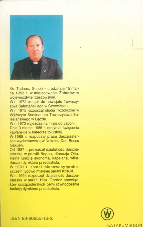 Przydrożny kamień. KS. TADEUSZ SOBOŃ SDB