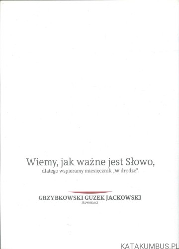 W drodze 1/2014 (485). PRACA ZBIOROWA