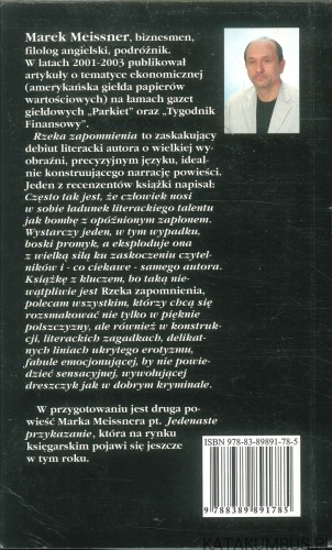 Rzeka zapomnienia. MAREK MEISSNER