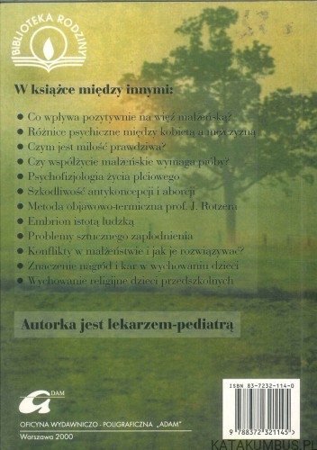 Trzeba kochać, żeby żyć. ELŻBIETA WÓJCIK