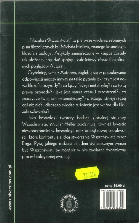 Filozofia i wszechświat. MICHAŁ HELLER