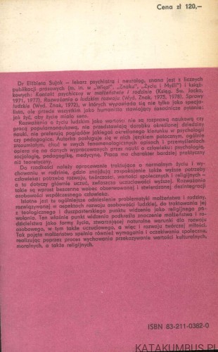 Życie jako zadanie. ELŻBIETA SUJAK