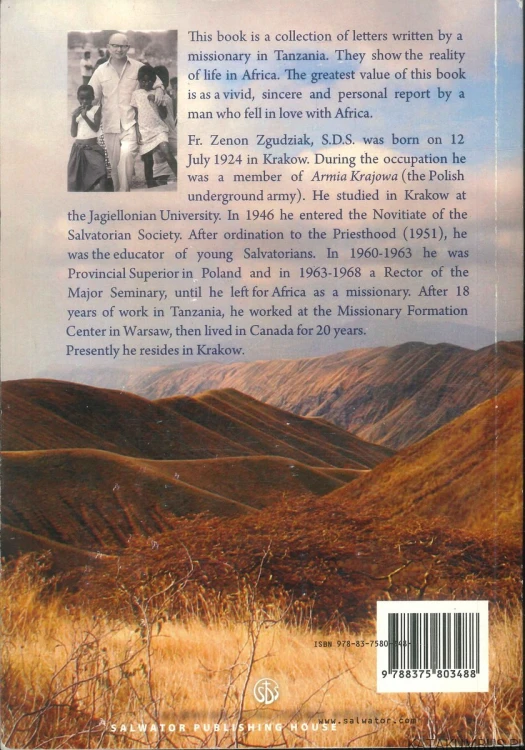 Letters from Tanzania. REV. ZENON ZGUDZIAK SDS