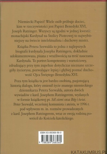 Benedykt XVI. Portret z bliska. PETER SEEWALD