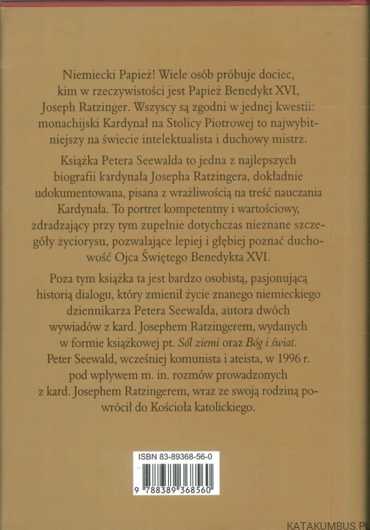 Benedykt XVI. Portret z bliska. PETER SEEWALD