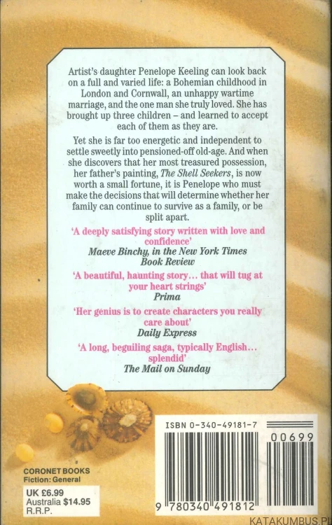 The shell seekers. ROSAMUNDE PILCHER