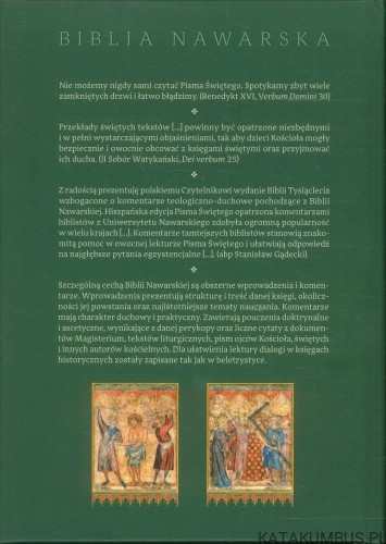 Biblia Nawarska. Pismo Święte Nowego Testamentu z komentarzem duchowym. PRACA ZBIOROWA