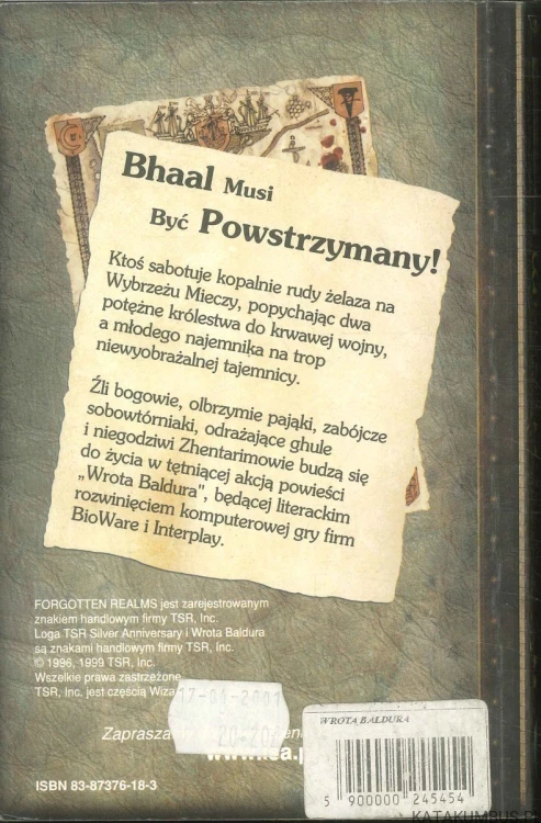 Wrota Baldura. PHILIP ATHANS
