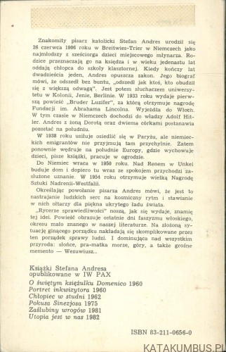 Rycerze sprawiedliwości. STEFAN ANDRES