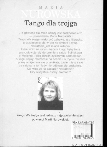 Tango dla trojga. MARIA NUROWSKA