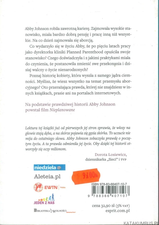 Nieplanowane. ABBY JOHNSON, CINDY LAMBERT