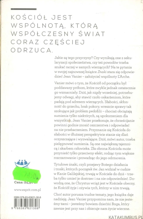 Znaki. Siedem opowieści o nadziei. JEAN VANIER