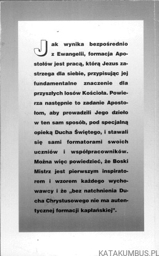 Wskazania dotyczące przygotowania wychowawców w seminariach. PRACA ZBIOROWA
