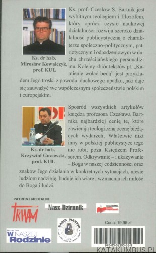 Kamienie wołać będą. CZESŁAW STANISŁAW BARTNIK