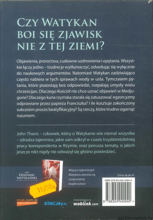 Tajemnice watykańskich proroctw. JOHN THAVIS