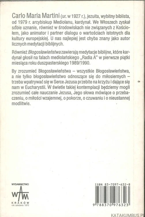 Błogosławieństwa. CARLO MARIA MARTINI