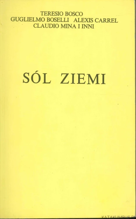 Sól ziemi. RED. TANISŁAW KLIMASZEWSKI