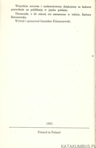 Sól ziemi. RED. TANISŁAW KLIMASZEWSKI