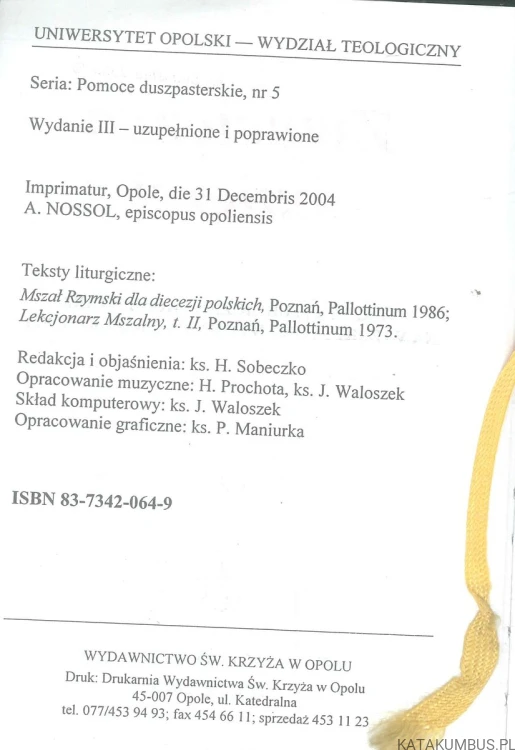 Zwycięzca śmierci. RED. H. BECZKO