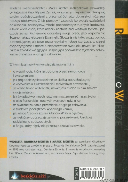 Bóg posyła nas do ubogich. WIOLA I MAREK RICHTER
