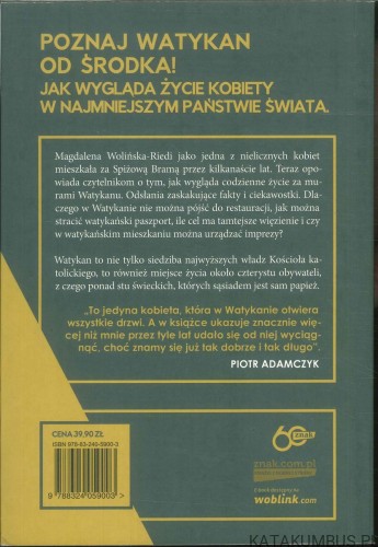 Kobieta w Watykanie. MAGDALENA WOLIŃSKA-RIEDI