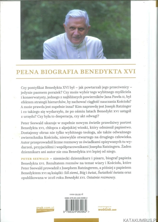 Benedykt XVI. Życie. PETER SEEWALD