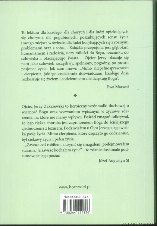 Zawsze kochałem życie. JERZY ZAKRZEWSKI SJ, JÓZEF AUGUSTYN SJ