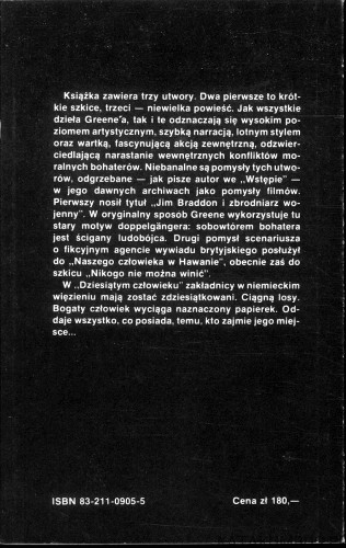 Dziesiąty człowiek. GRAHAM GREENE
