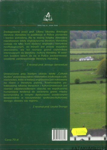 An outline history of Irish literature in texts. RED. LILIANA IKORSKA