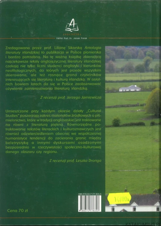 An outline history of Irish literature in texts. RED. LILIANA IKORSKA